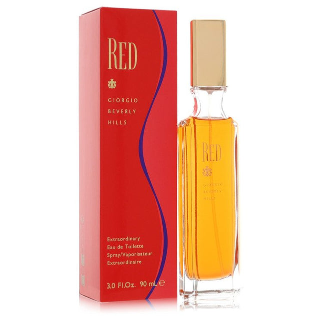 Red Eau De Toilette Spray By Giorgio Beverly Hills 3 oz Eau De Toilette Spray Eau De Toilette Spray for women product image