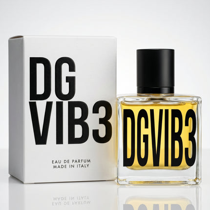 Dolce & Gabbana DgVib3 perfume packaging and box