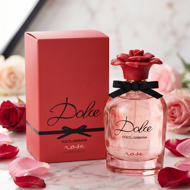 Dolce & Gabbana Dolce Rose front view perfume bottle