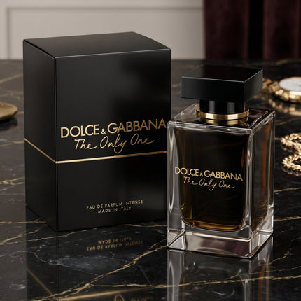 The Only One Intense perfume front view elegant bottle design