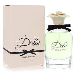 Dolce side angle fresh floral fragrance bottle