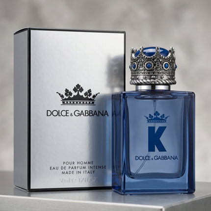 K By Dolce & Gabbana front view cologne bottle for men