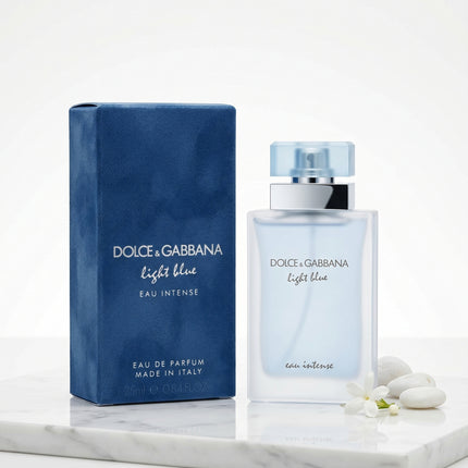 Dolce & Gabbana Light Blue Eau Intense Perfume for Women – Fruity Floral Jasmine Fragrance