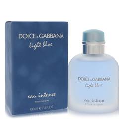 Light Blue Eau Intense side angle citrus aquatic cologne bottle