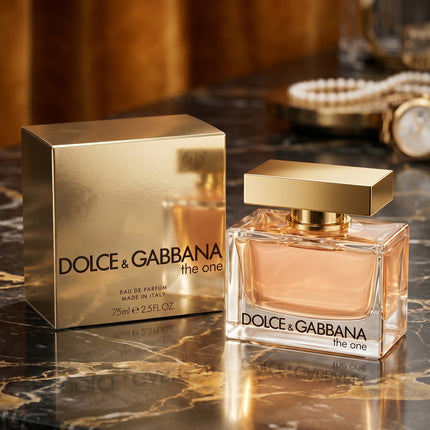 The One perfume top view luxury bottle for women
