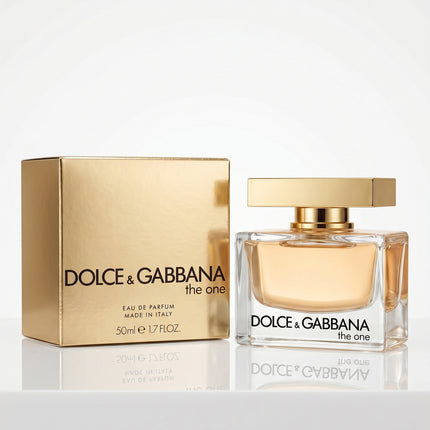 Dolce & Gabbana The One perfume packaging and box